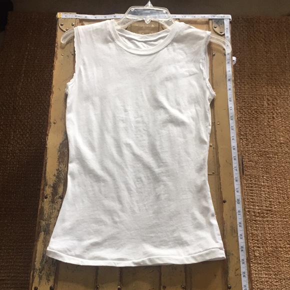 SPIRITUAL GANGSTER STRETCH WHITE SLEEVELESS TANK TOP S - Picture 3 of 8